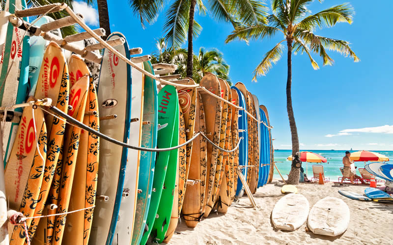 Plage de Waikiki