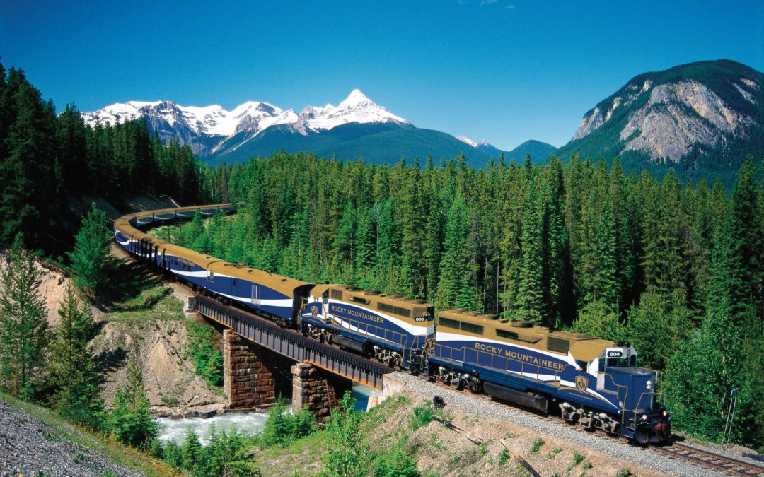 Magnificent landscapes aboard the Rocky Mountaineer