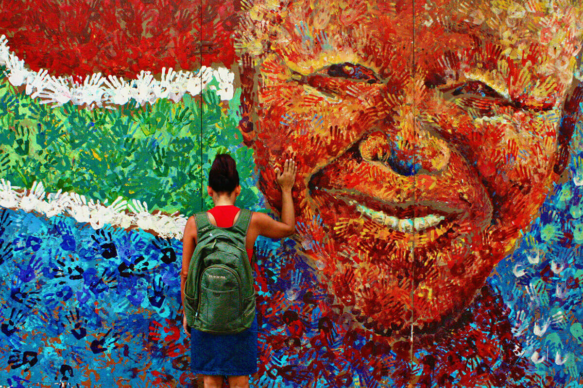 Coloured Wall - Cape Town - South Africa