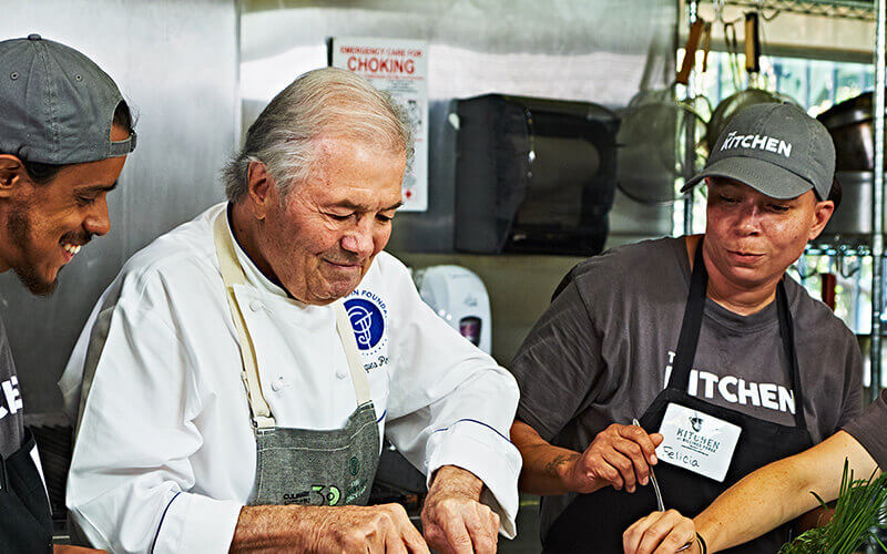 Bavarder avec Jacques Pépin